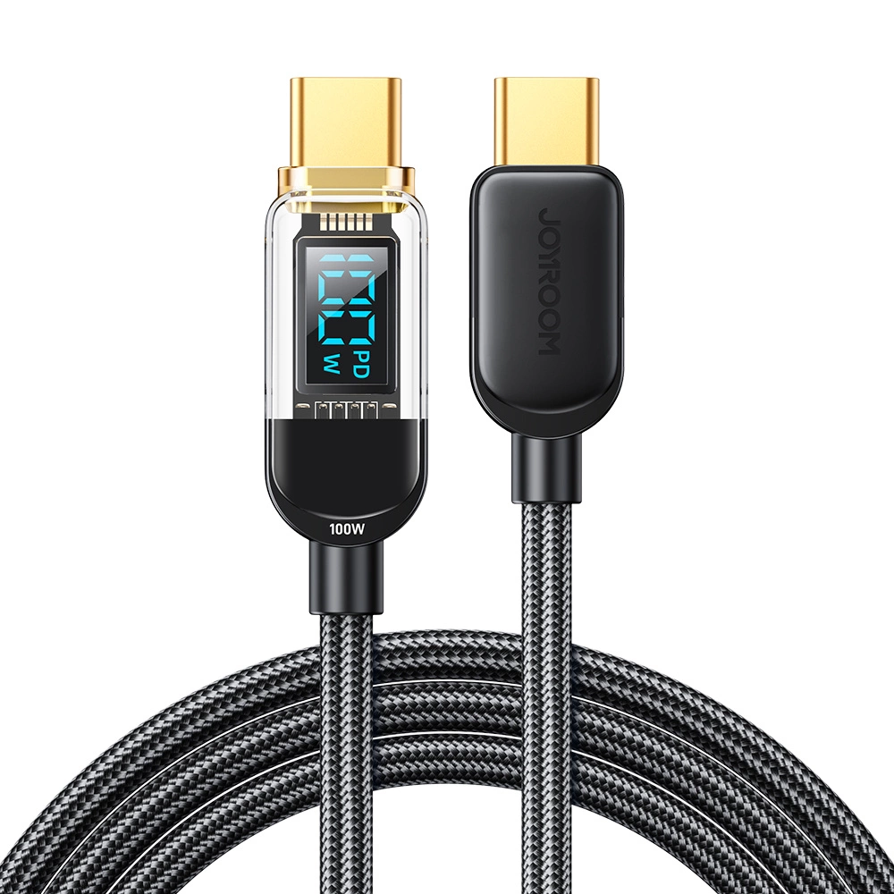 JOYROOM Joyroom 1.2m 20W PD USB-C - Lightning Nylonkabel Svart