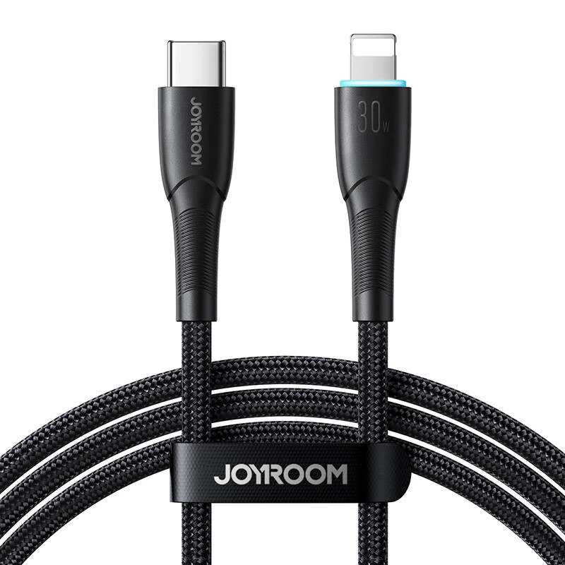 JOYROOM Joyroom 25 cm 20W USB-C - Lightning Laddningskabel Svart