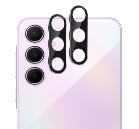  [2-Pack] Samsung A55 5G Linsskydd I Härdat Glas - Svart