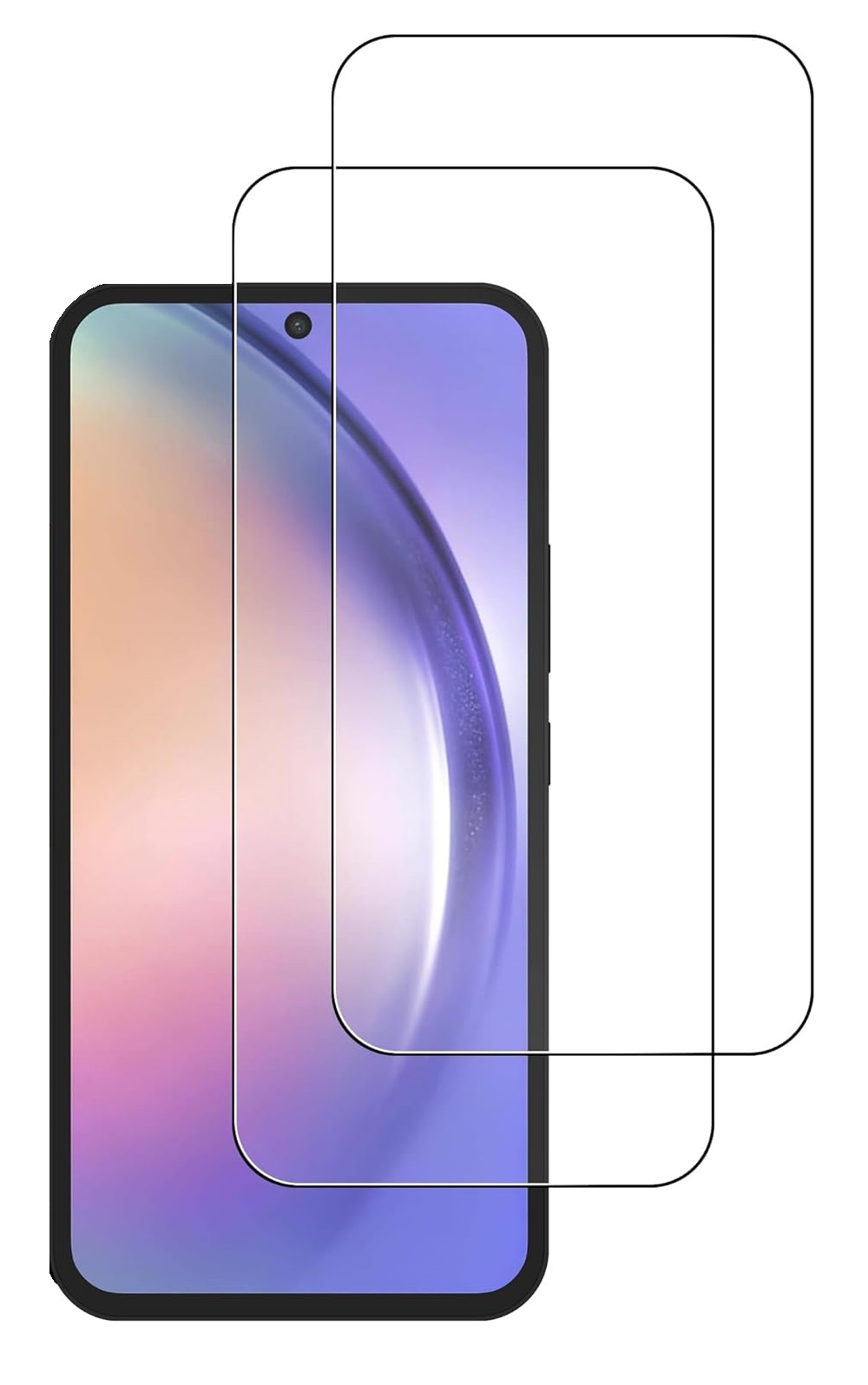  2-Pack Samsung A35 5G Skärmskydd i Härdat Glas