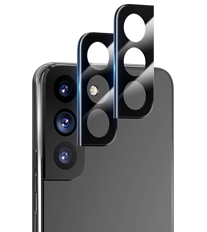  [2-Pack] Samsung S22 Linsskydd I Härdat Glas - Svart