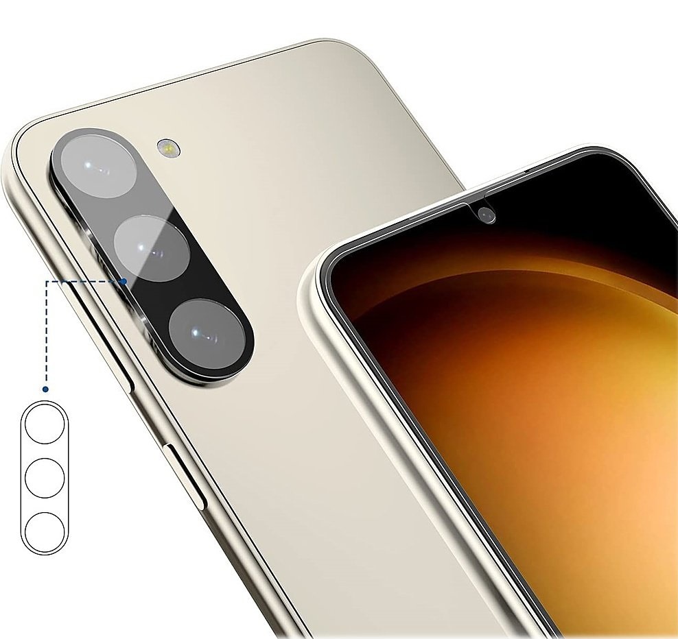  2-Pack Samsung S25 Plus Linsskydd I Härdat Glas - Svart