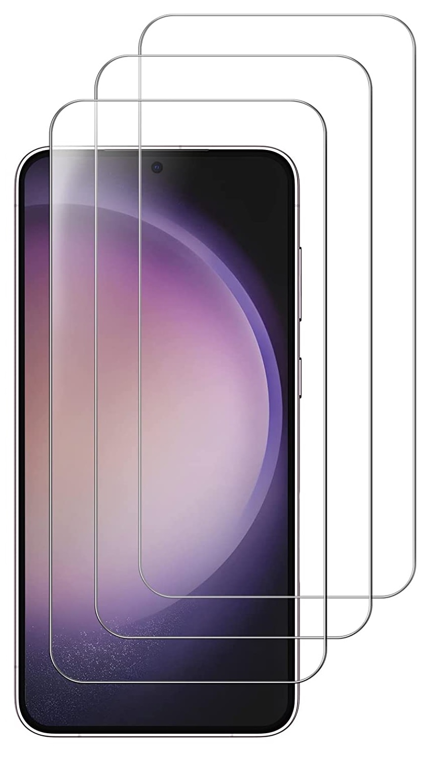  3-Pack Samsung S23 Skärmskydd i Härdat Glas