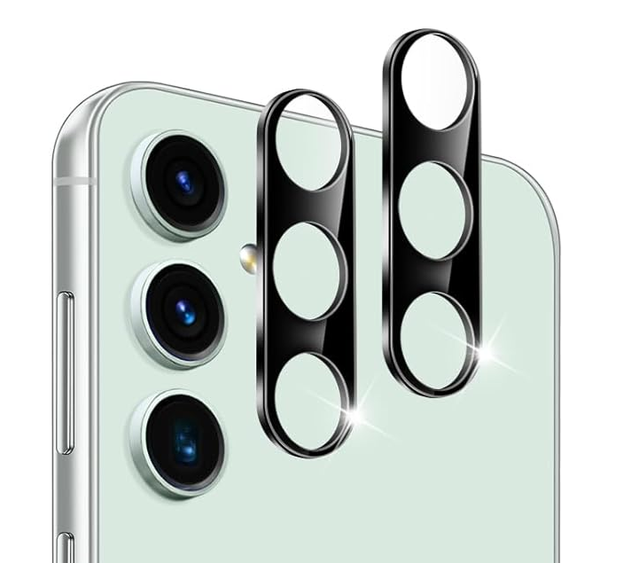 2-Pack Samsung S26 Linsskydd I Härdat Glas - Svart
