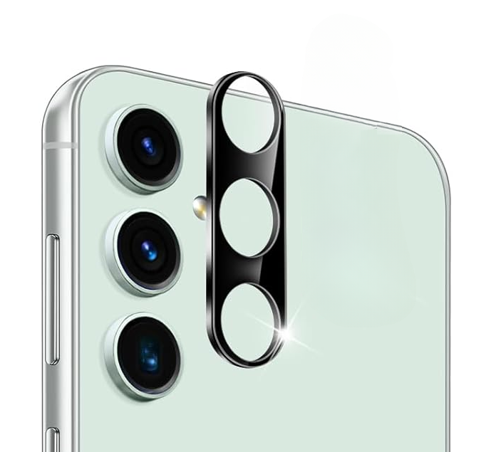  Samsung S25 Plus Linsskydd I Härdat Glas - Svart