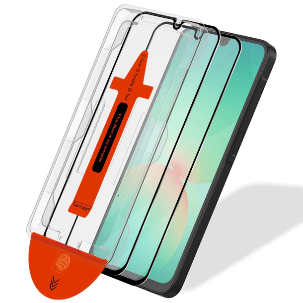  2-Pack Samsung A17 Skärmskydd I Härdat Glas - Med Monteringsram