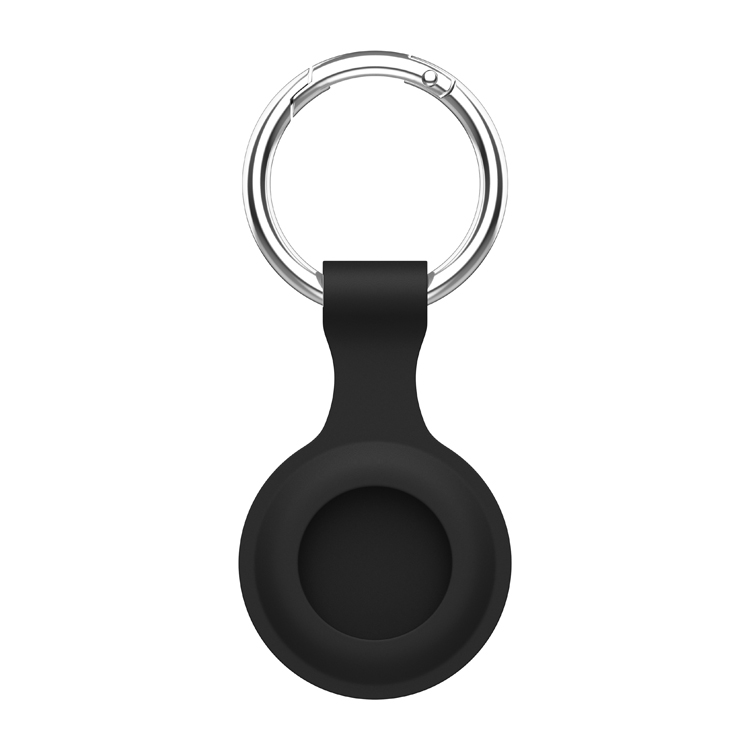  AirTag 2/1 Hållare med nyckelring - Svart