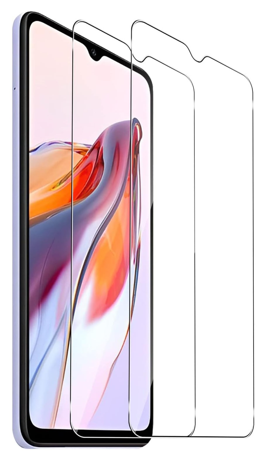  2-Pack Xiaomi Redmi 13C Skärmskydd i Härdat Glas