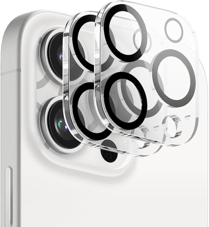  2-Pack iPhone 16 Pro Linsskydd I Härdat Glas