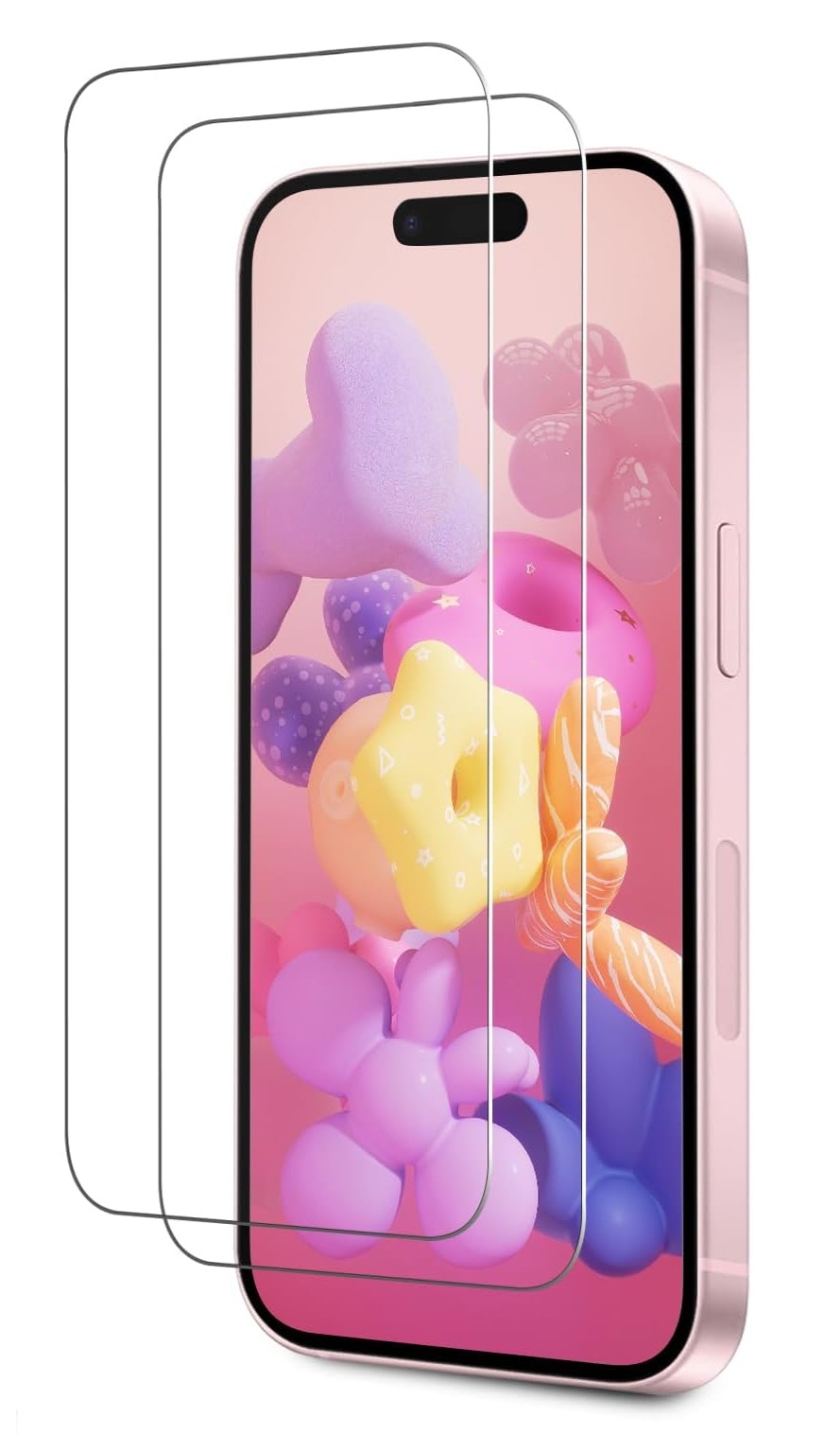  2-Pack iPhone 17 Pro Max Skärmskydd i Härdat glas