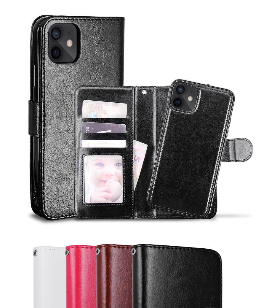  iPhone 12 Mini - Fodral / Magnet Skal 2in1 - Välj Färg!