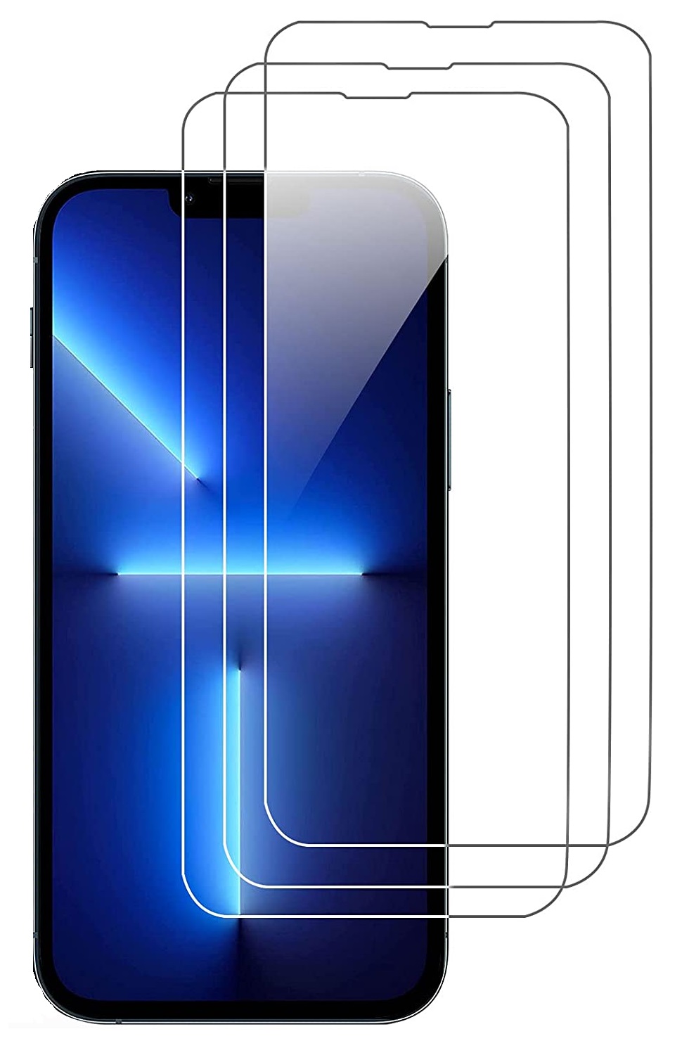  [3-PACK] iPhone 17e / 16e Skärmskydd i Härdat glas