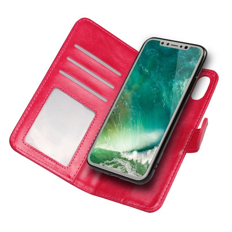 iPhone XR - Fodral / Magnet Skal 2 in 1 - Rosa