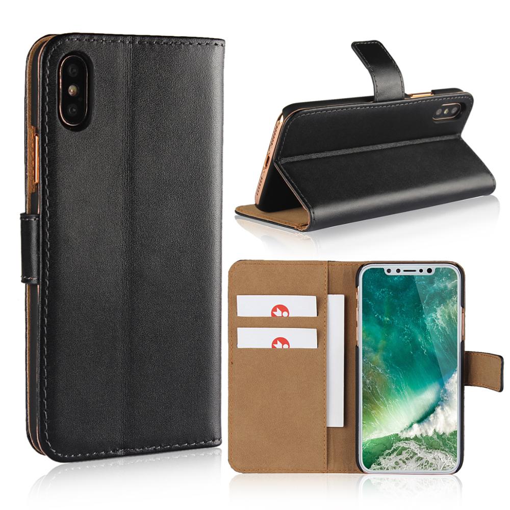  iPhone X/Xs - Fodral I Äkta Läder - Välj Färg!