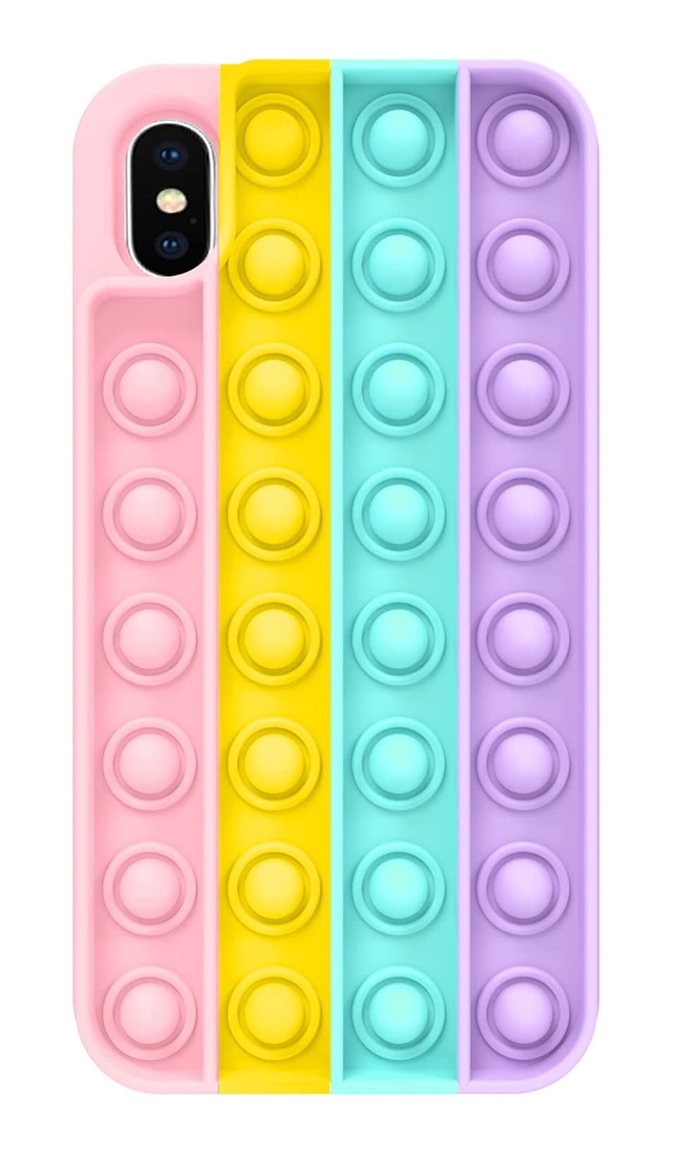  iPhone X/Xs - Pop It Fidget Skal - Multicolor