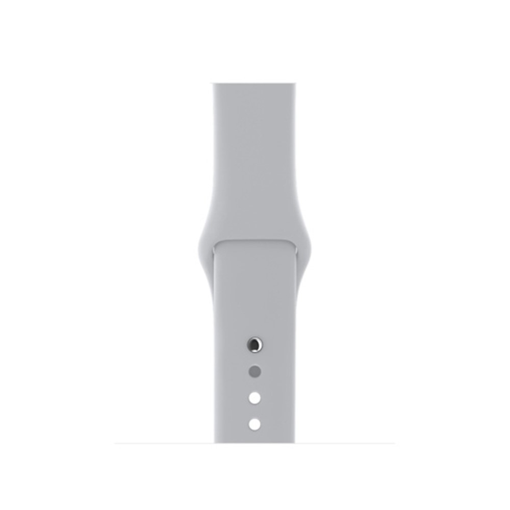  Silikon Armband Apple Watch 42/41/40/38 mm (S/M) - Grå