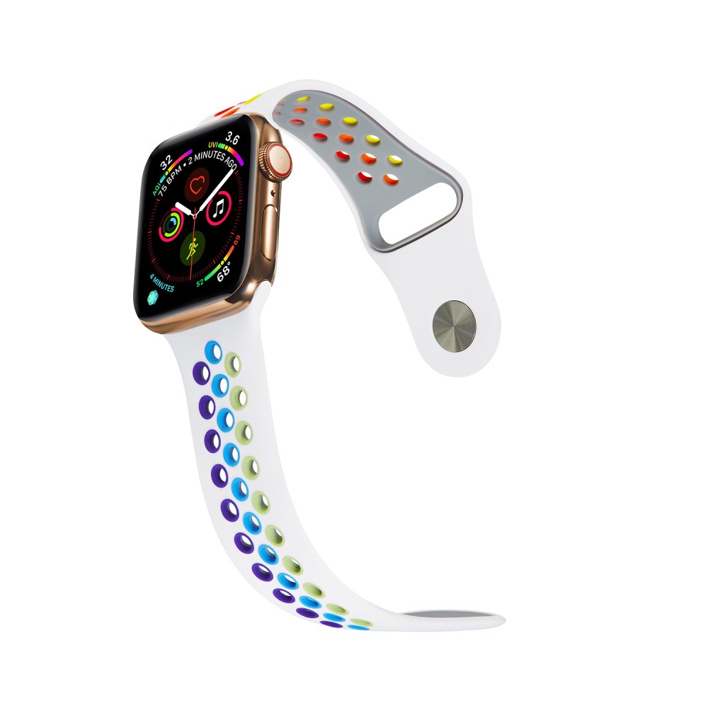  Ihåligt Silikon Armband Apple Watch 42/44/45/46/49 mm Pride
