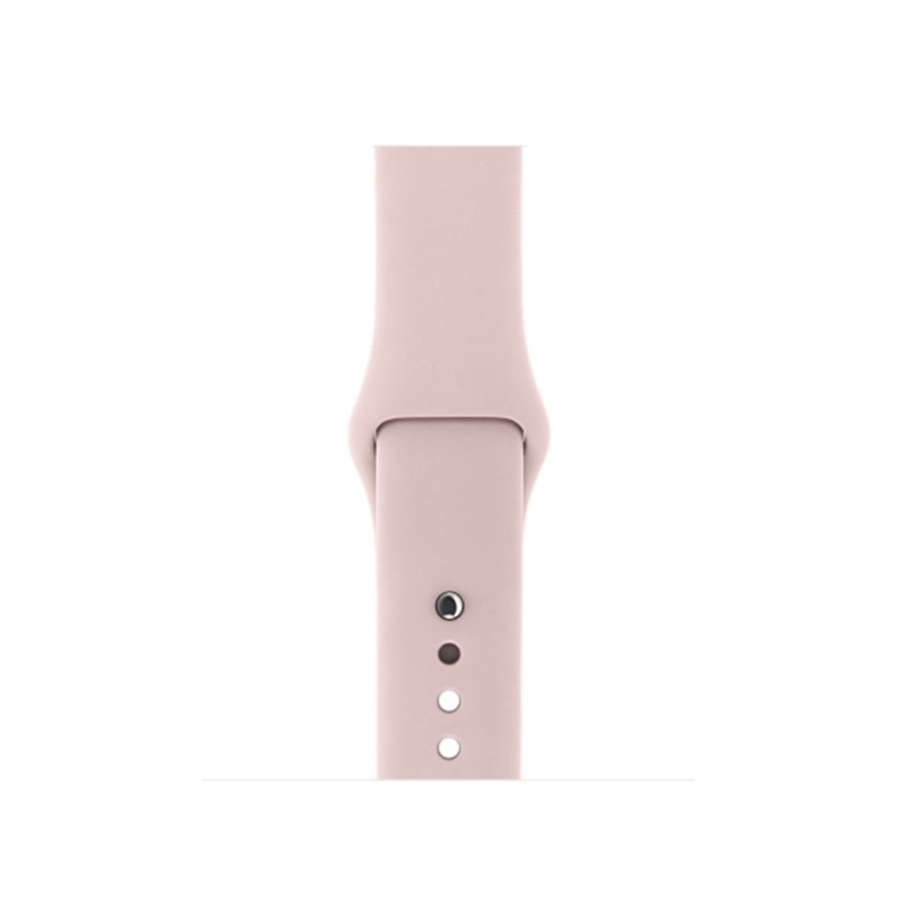  Silikon Armband Apple Watch 42/44/45/46/49 mm (S/M) Ljus Rosa