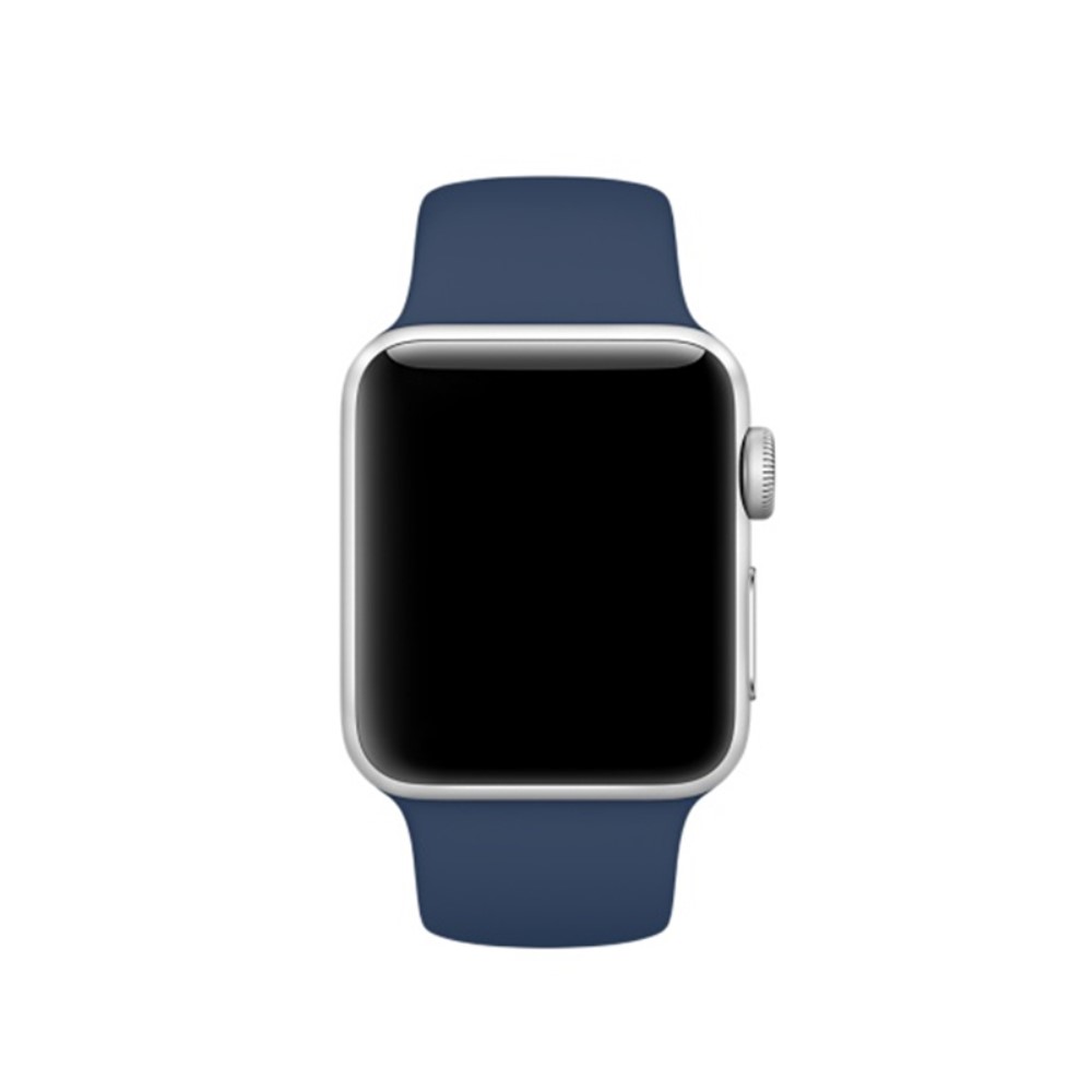  Silikon Armband Apple Watch 42/44/45/46/49 mm (S/M) Navy Blue