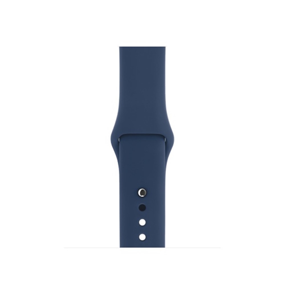  Silikon Armband Apple Watch 42/44/45/46/49 mm (S/M) Navy Blue
