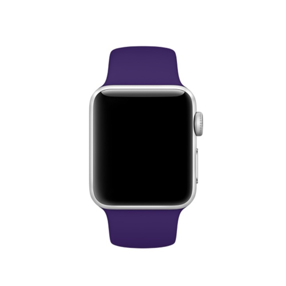  Silikon Armband Apple Watch 42/44/45/46/49 mm (S/M) Lila