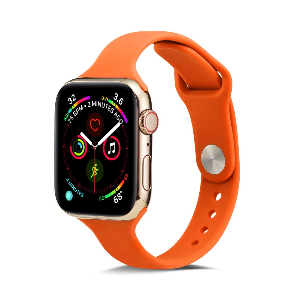  Silikon Armband Apple Watch 42/41/40/38 mm - Orange