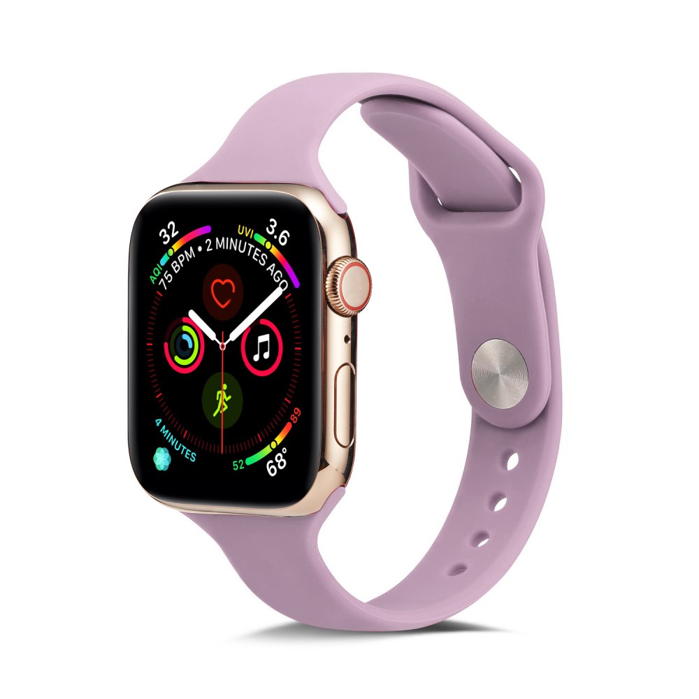  Silikon Armband Apple Watch 42/41/40/38 mm - Lila