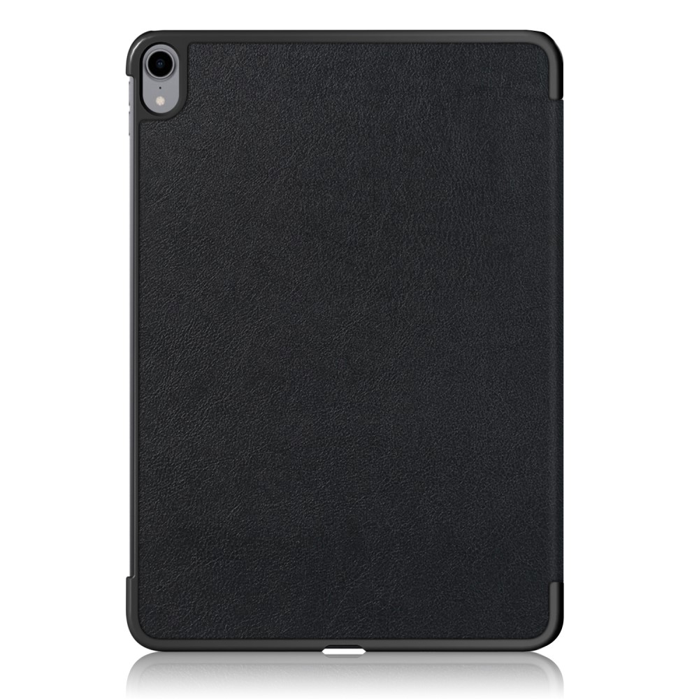  iPad Air 2026-2020 Fodral Tri-Fold Litchi Svart
