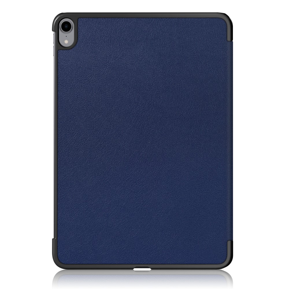  iPad Air 2026-2020 Fodral Tri-Fold Litchi Blå
