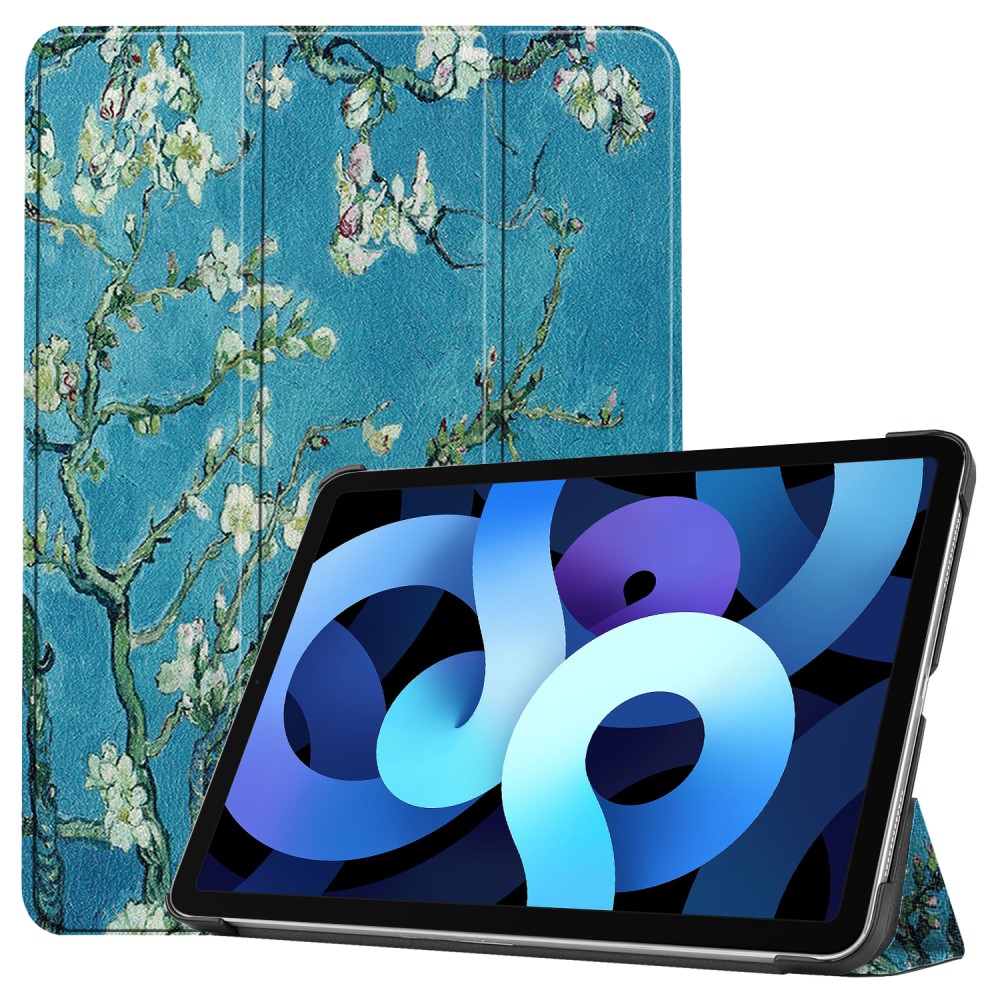  iPad Air 2026-2020 Fodral Tri-Fold Peach Blossom