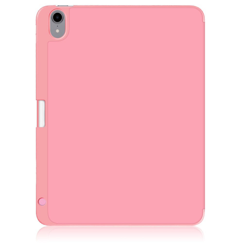  iPad Air 2026-2020 Fodral Tri-Fold Ljus Rosa