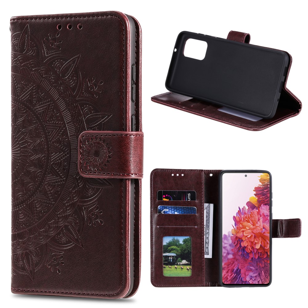  Samsung Galaxy S20 FE - Mandala Fodral - Brun