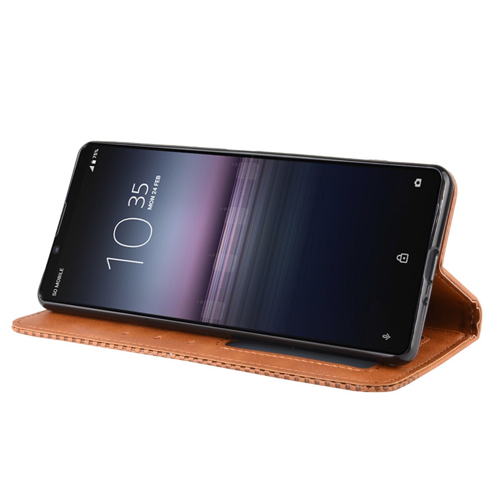  Sony Xperia 5 II - Retro Fodral - Brun