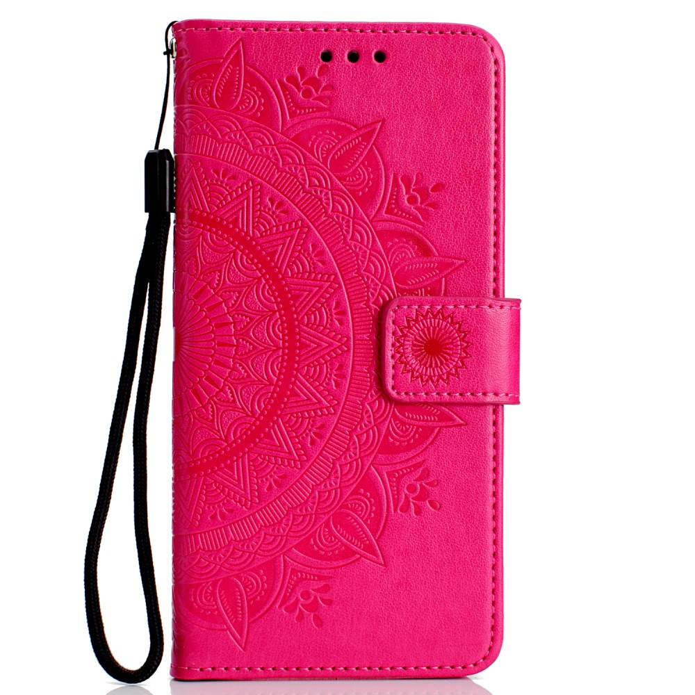  Xiaomi Redmi 9A - Mandala Fodral - Rosa