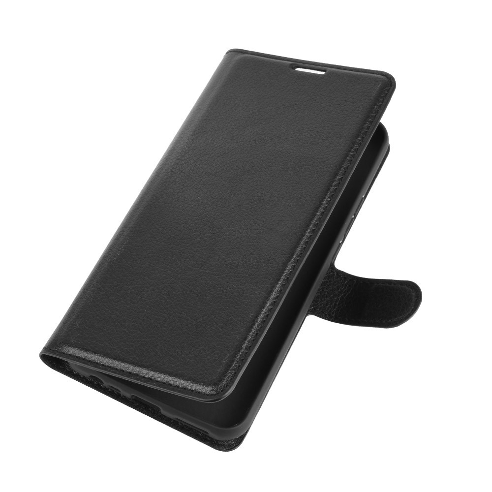  Xiaomi Redmi 9 - Litchi Plånboksfodral - Svart