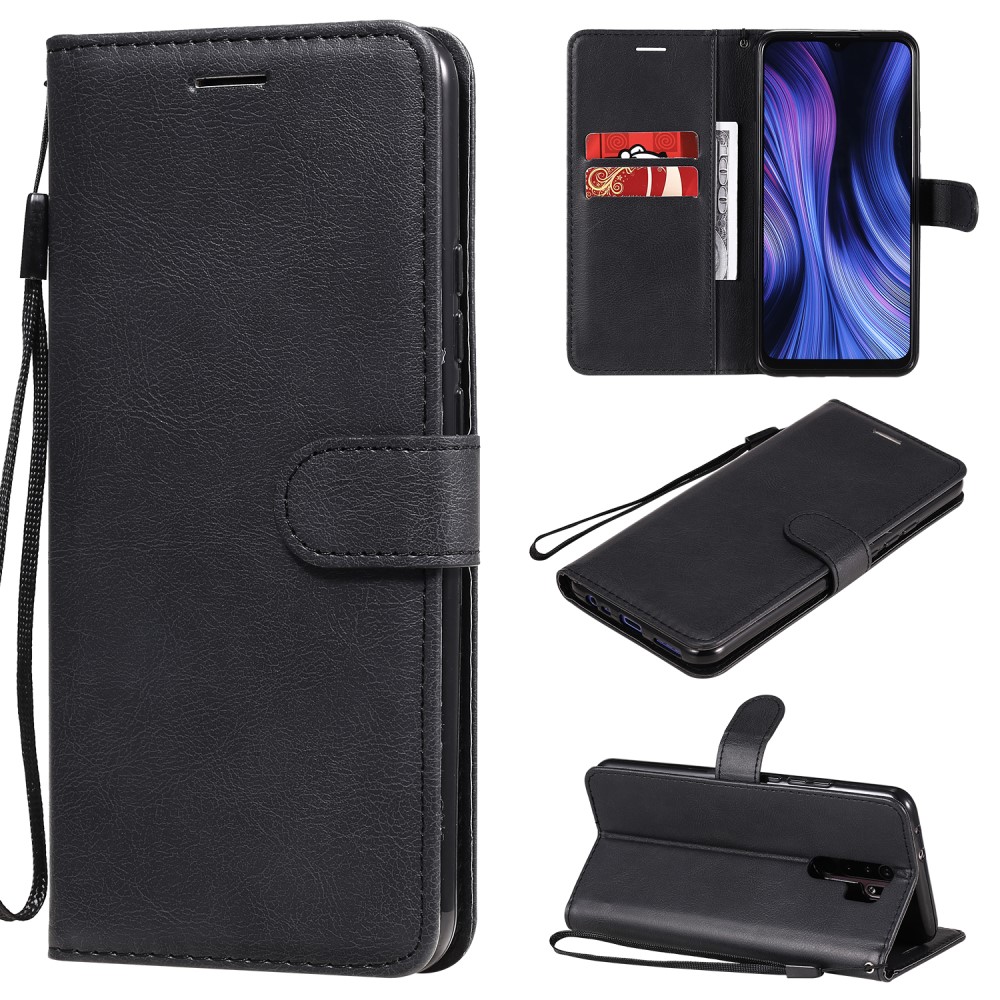  Xiaomi Redmi 9 - Plånboksfodral - Svart