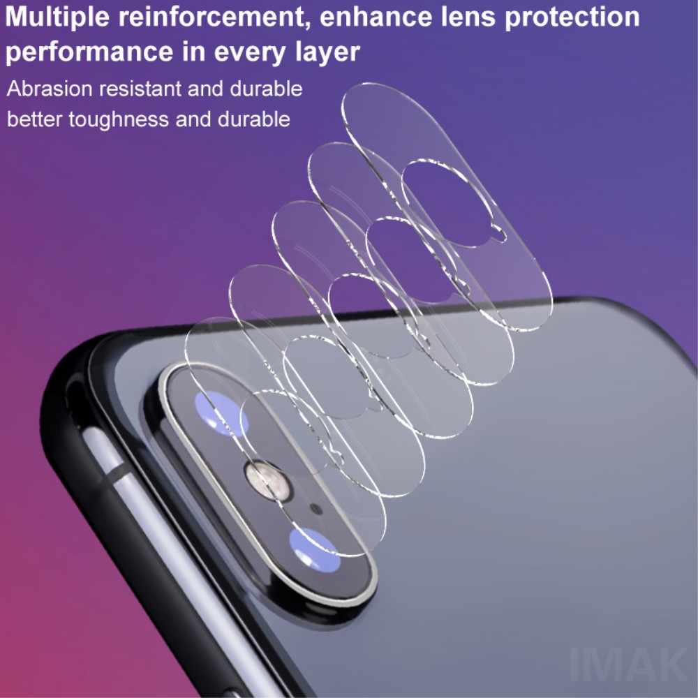 IMAK 2-pack IMAK Linsskydd Till iPhone X/XS/XS Max