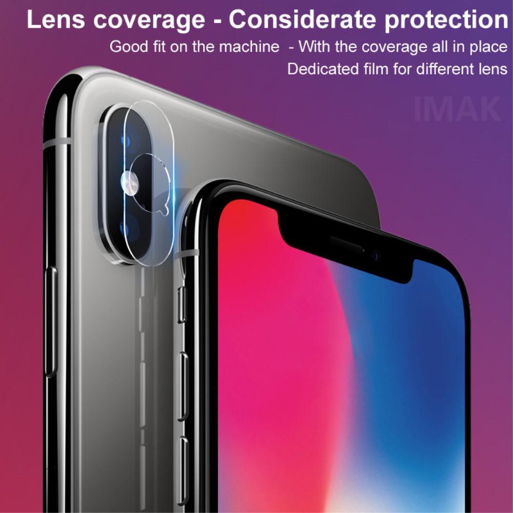 IMAK 2-pack IMAK Linsskydd Till iPhone X/XS/XS Max