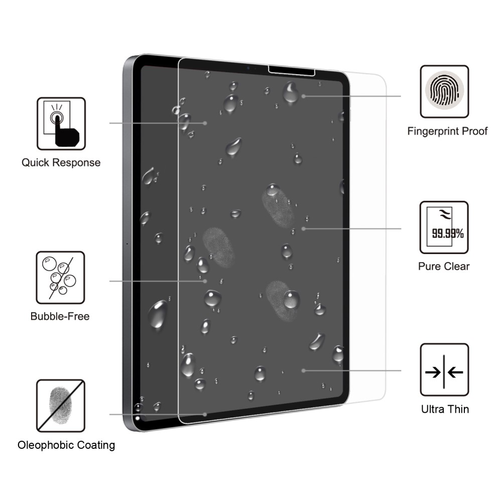  iPad Air 2020/2022 Skärmskydd I Härdat Glas