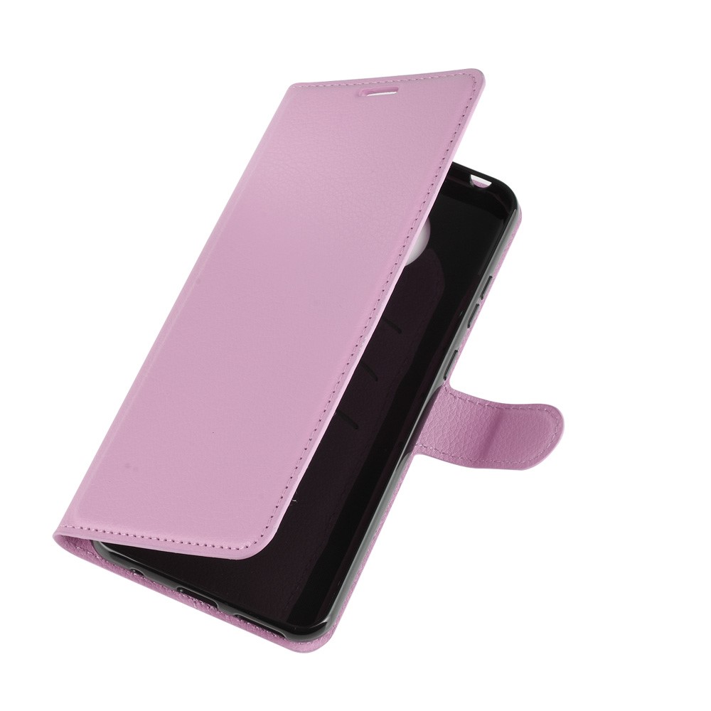  Nokia 5.3 - Litchi Plånboksfodral - Ljus Rosa
