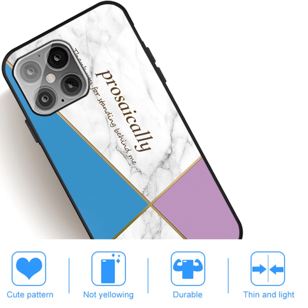 iPhone 12 / 12 Pro - Marmor TPU Skal