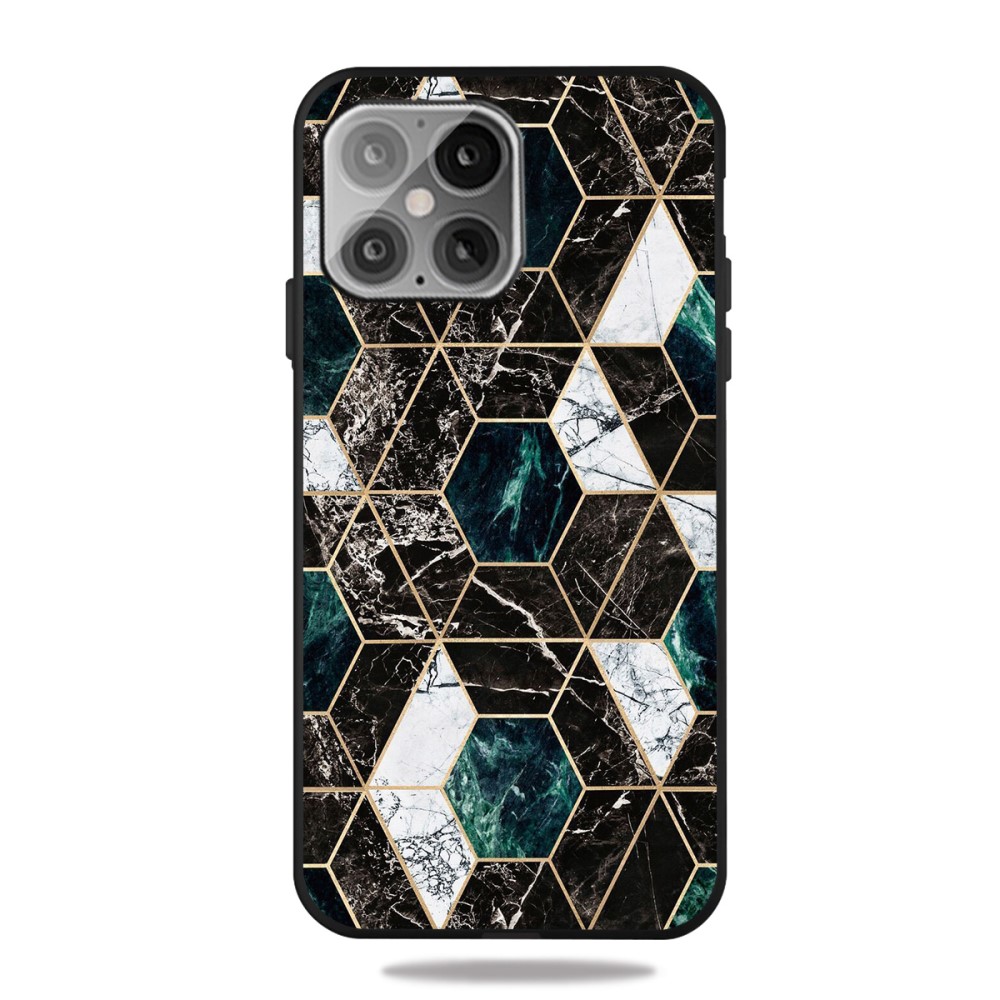  iPhone 12 / 12 Pro - Marmor TPU Skal
