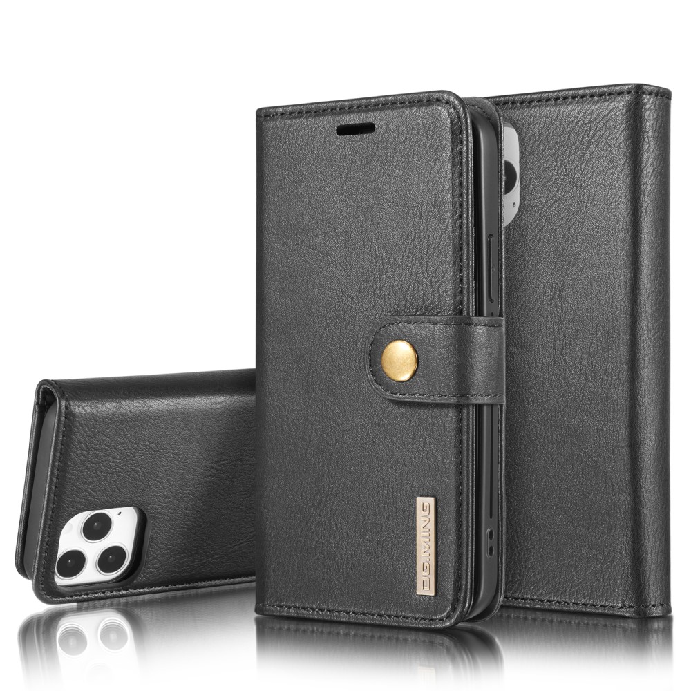 DG.MING iPhone 12 / 12 Pro - DG.MING Fodral/Magnet Skal - Svart