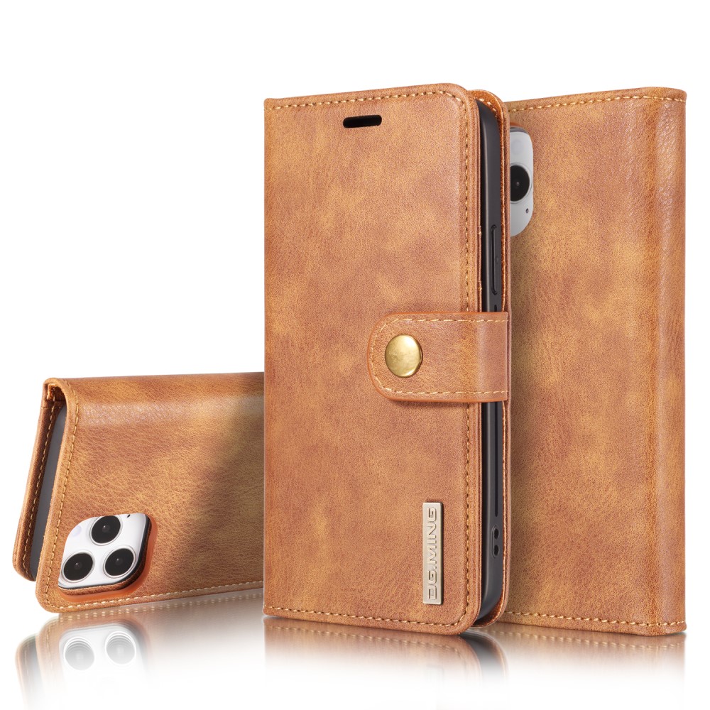 DG.MING iPhone 12 / 12 Pro - DG.MING Fodral/Magnet Skal - Brun