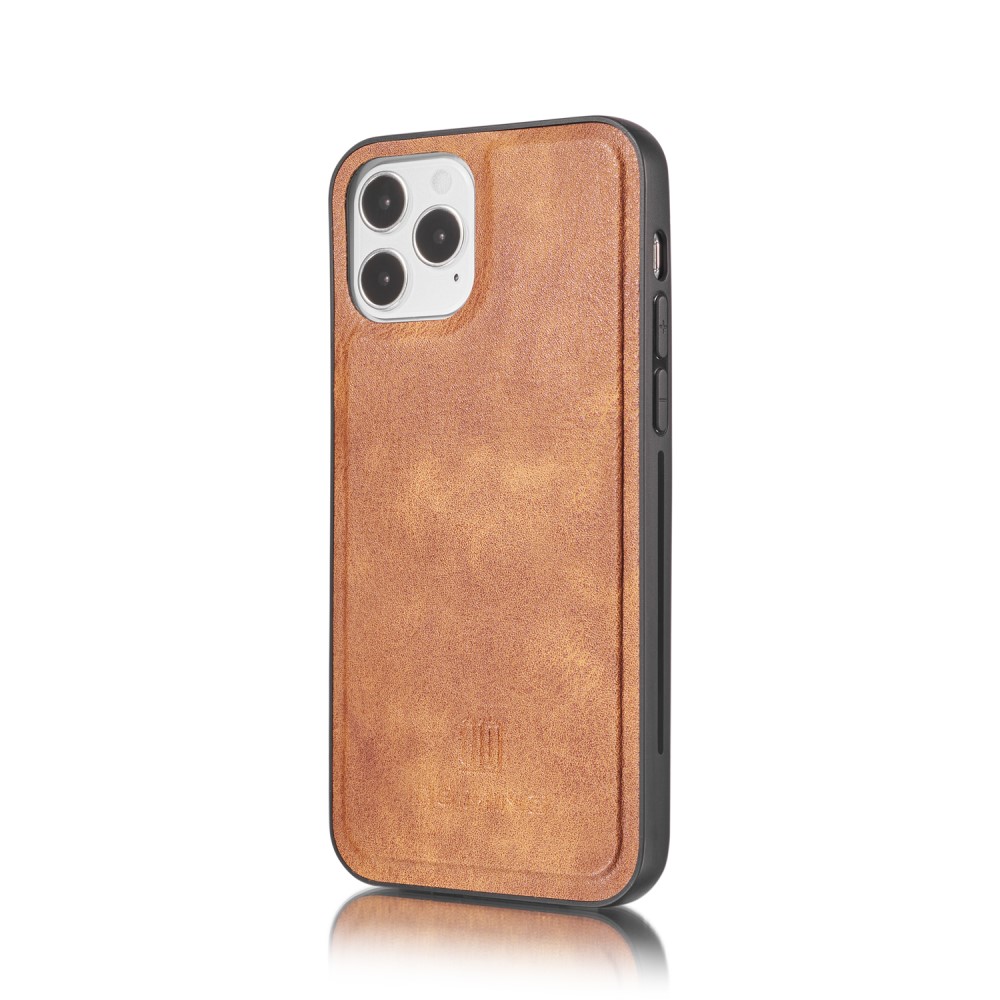 DG.MING iPhone 12 / 12 Pro - DG.MING Fodral/Magnet Skal - Brun