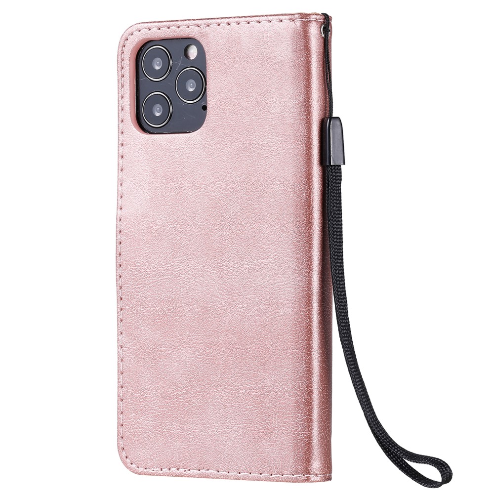  iPhone 12 / 12 Pro - Plånboksfodral - Roséguld