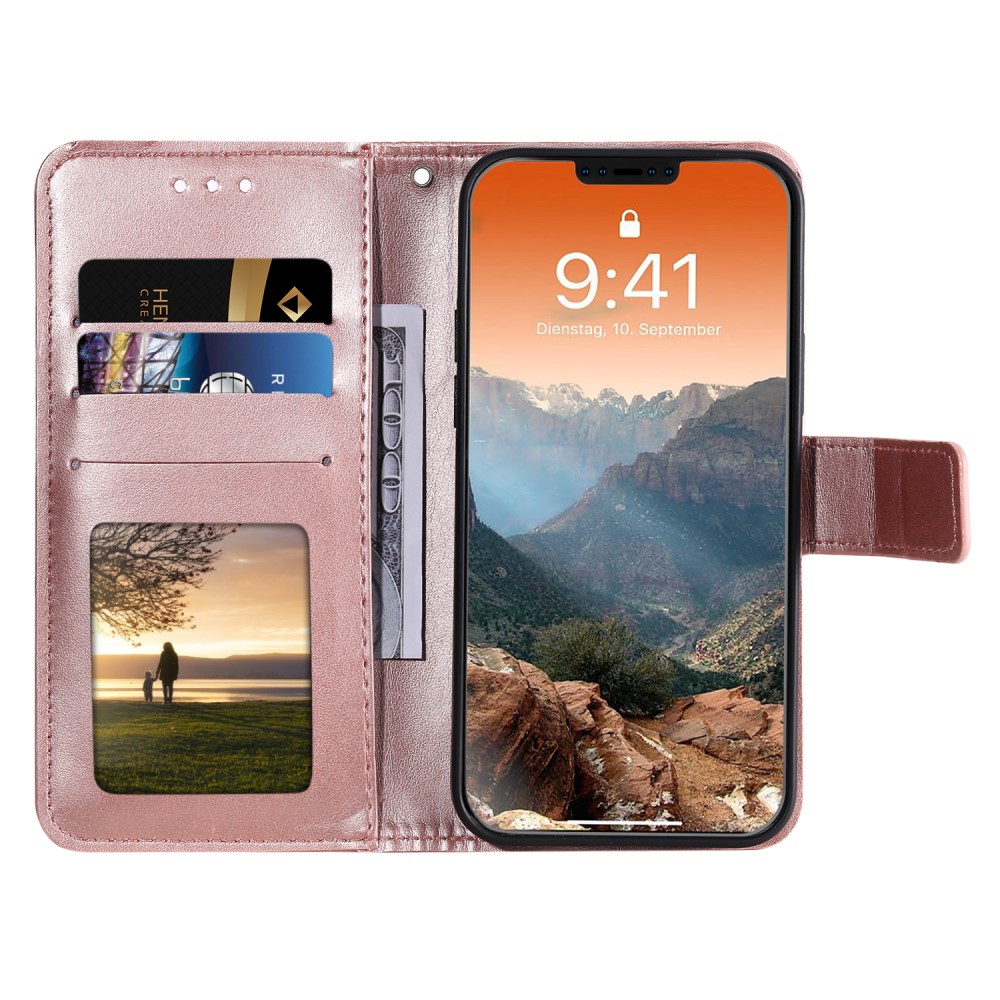  iPhone 12 / 12 Pro - Mandala Fodral - Roséguld