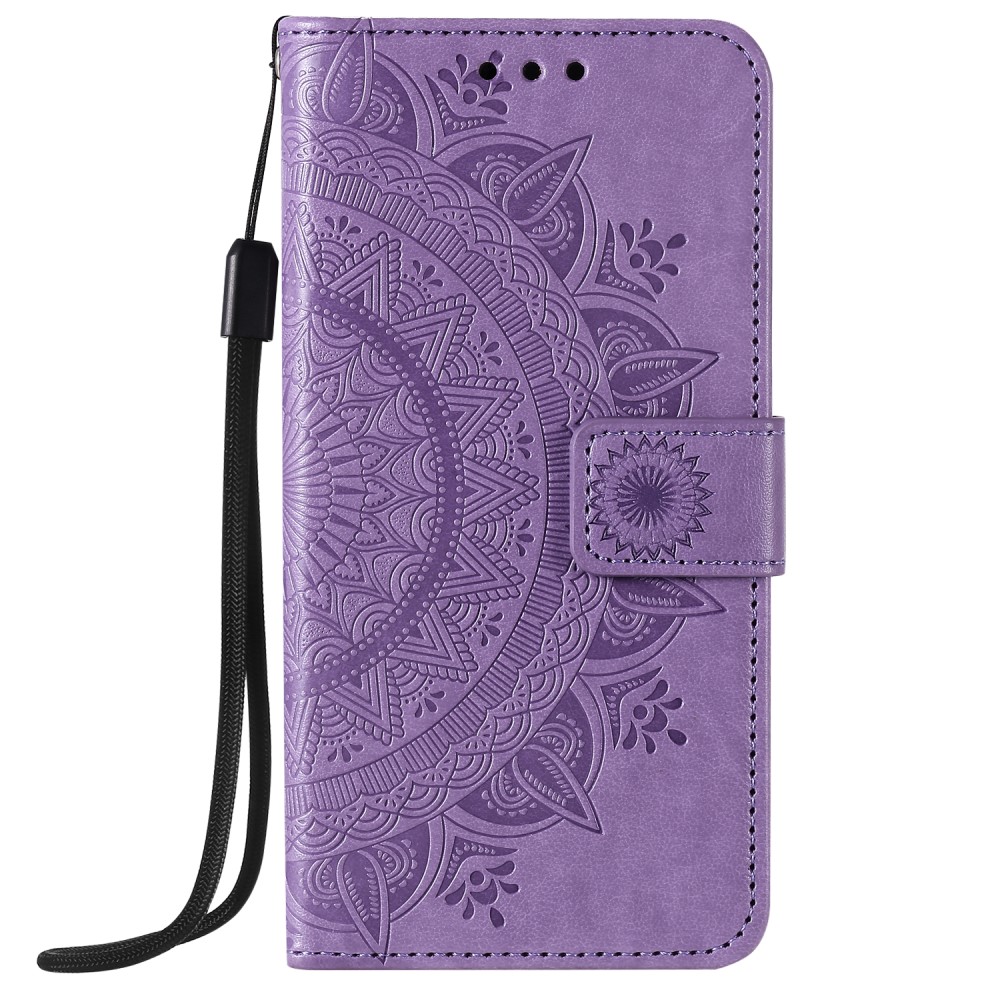  iPhone 12 / 12 Pro - Mandala Fodral - Lila