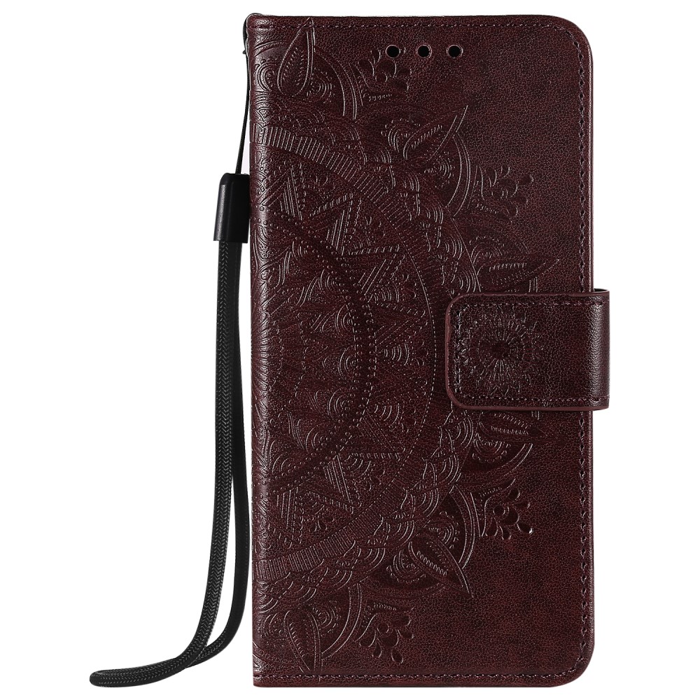  iPhone 12 / 12 Pro - Mandala Fodral - Brun