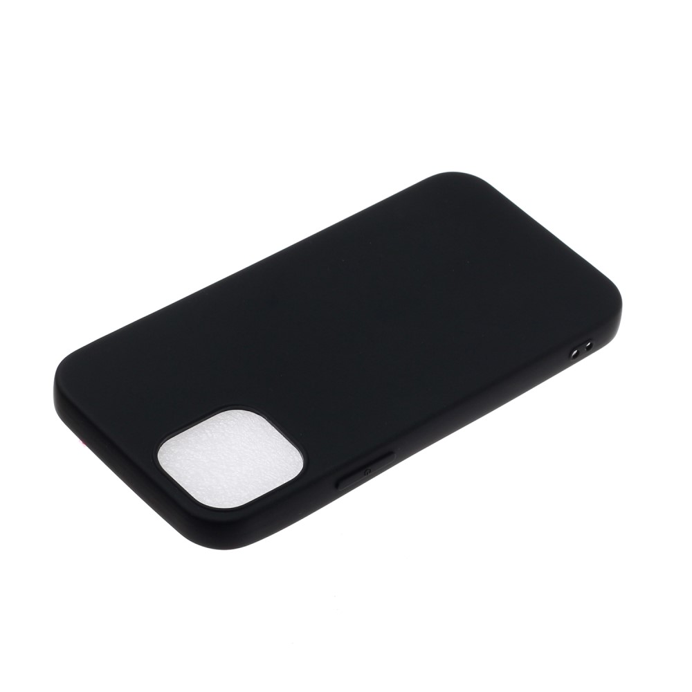  iPhone 12 / 12 Pro - Matt TPU Skal - Svart